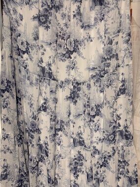 HAVER London Blue & White Mixed Fabric Skirt Never Worn Size 1X